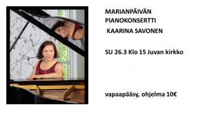 Marianpäivän pianokonsertti