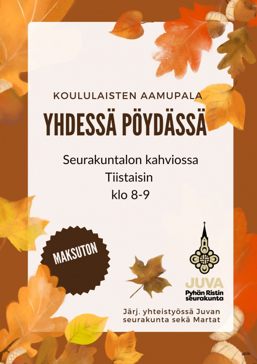 koululaisten aamupala 